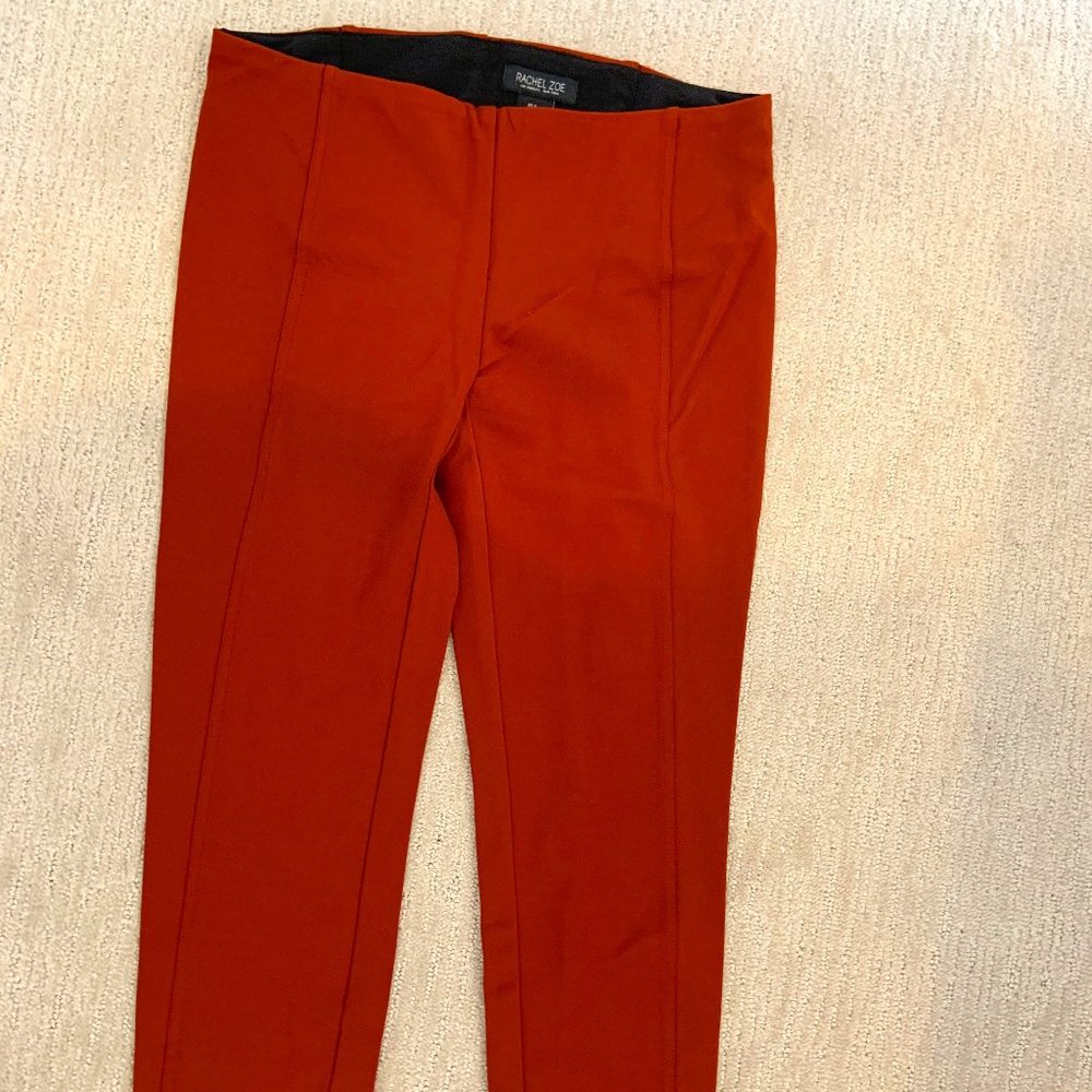 Rachel Zoe Skinny Legging Orange Brown Pants Women 6